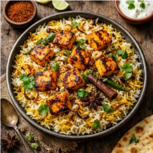 Paneer Tikka Biryani