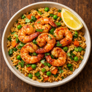Bombay Fried Rice (Shrimp)