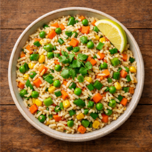 Bombay Fried Rice (Veg)