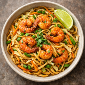 Bombay Hakka Noodles (Shrimp)