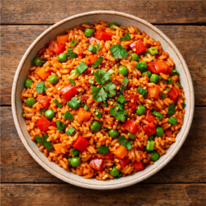 Schezwan Fried Rice (Veg)